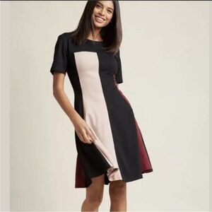 ANTHROPOLOGIE HUTCH Colorblock Dress Women Size XS